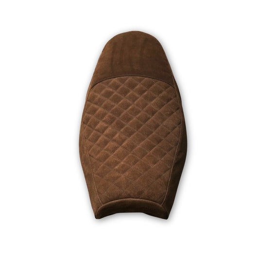 Triumph Speed 400 seatcover - Diamond stitch -  Tobacco