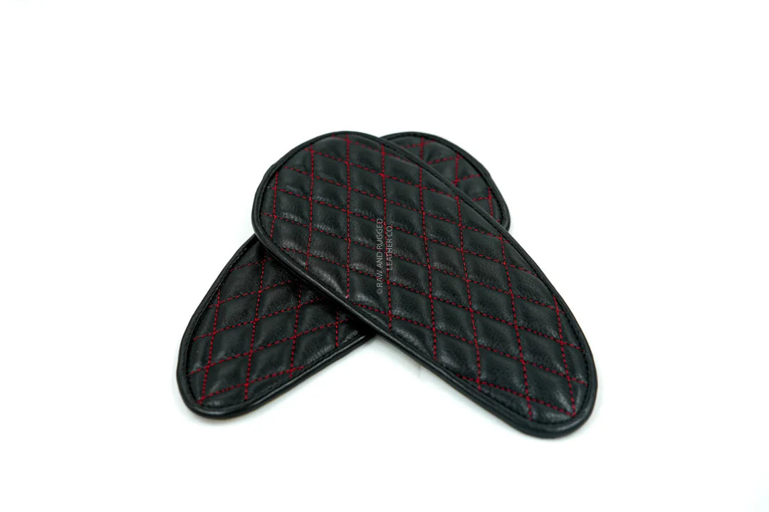 Royal Enfield INTERCEPTOR 650 | TANK KNEE PADS | CHEQUERED