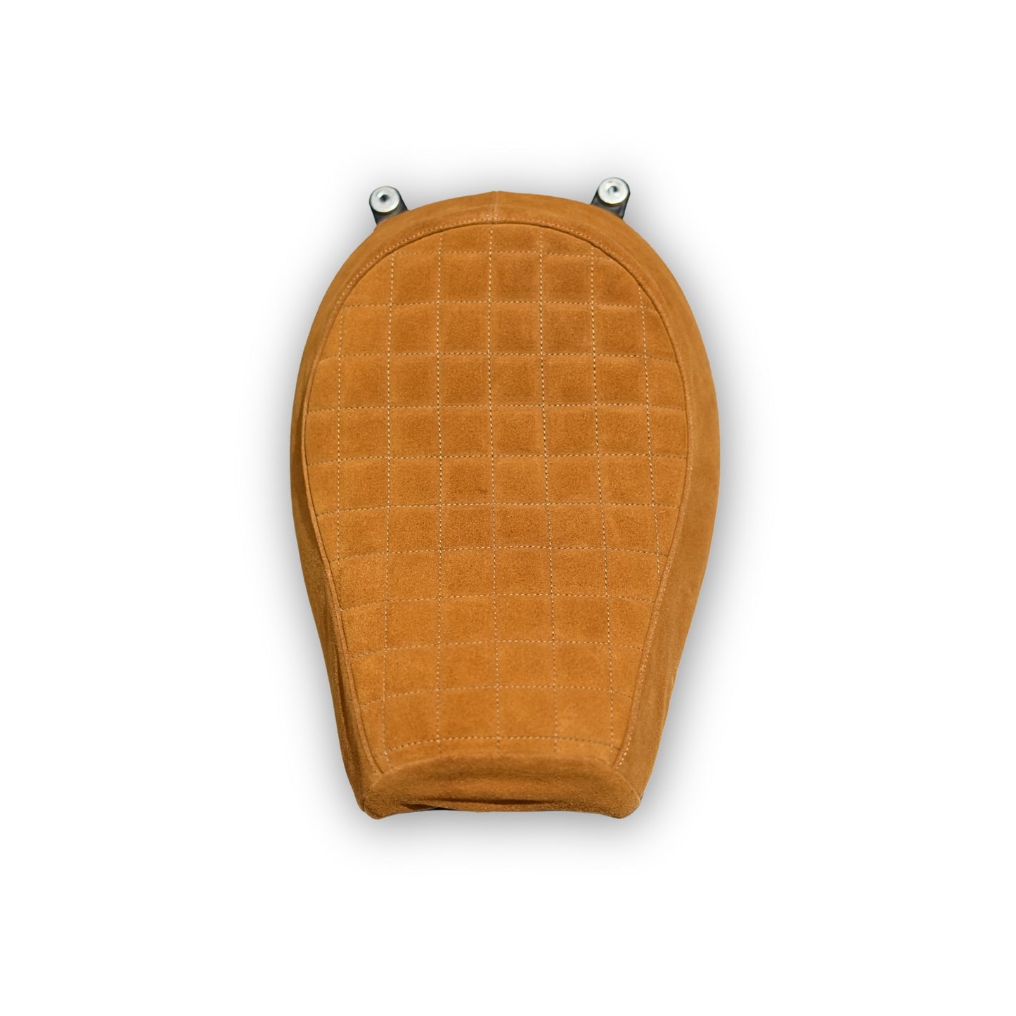 Triumph Scrambler400x seat cover - Grid stitch - Tan