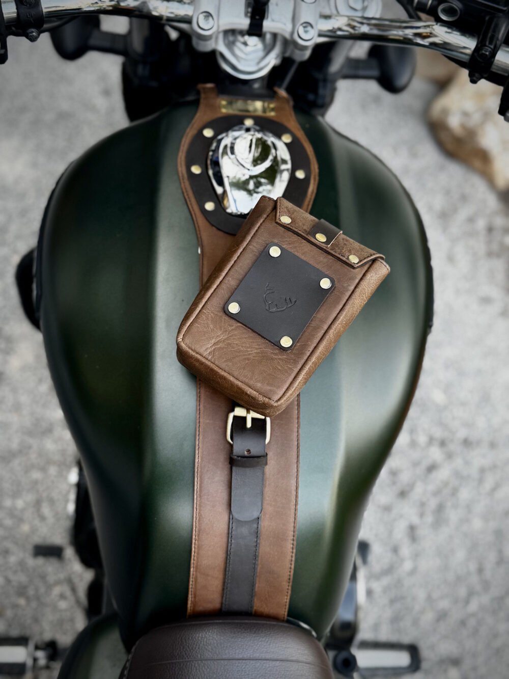 Honda H'ness CB350 Tank Strap - Image 5