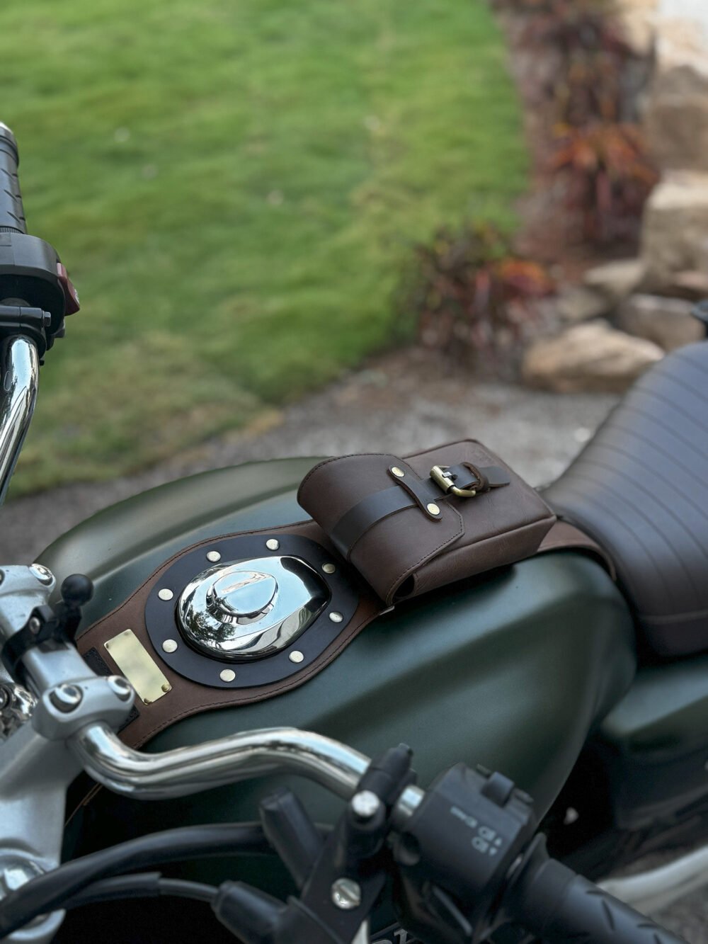 Honda H'ness CB350 Tank Strap - Image 7
